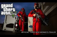 Grand Theft Auto V : Three wise monkeys Trailer - Gamescom 2013