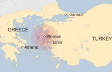 Silne trzęsienie ziemii w Turcji i greckiej wyspie Lesbos