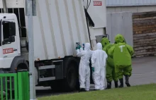 Radioaktywne pampersy w śmieciarce w Olsztynie
