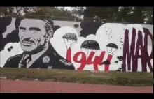 750 metrów chwały - mural upamiętniający bitwy wojsk polskich