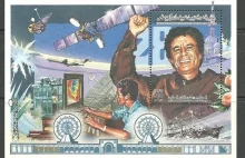 Nowe Libijskie znaczki Kadafiego