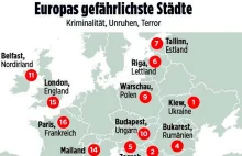 Paryż bezpieczniejszy od Warszawy? Ranking miast w Europie | NDIE.PL