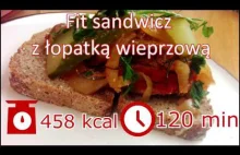 FIT KANAPKA Z PLASTRAMI PIECZONEJ WIEPRZOWINY ZA 5,50 ZŁ