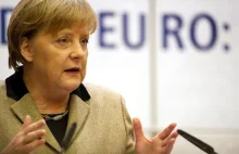 Merkel chce budować unię polityczną w Europie
