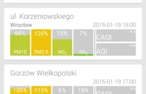 [Android] Napisałem apkę prezentującą zanieczyszczenia powietrza, cz.3
