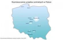 Rząd rozważa przeniesienie 31 urzędów poza Warszawę