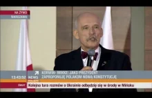 Janusz Korwin-Mikke na konwencji wyborczej Partii KORWiN (08.02.2015...