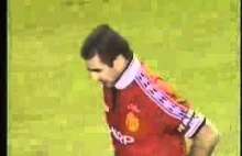 Amazing Goal by Eric Cantona at Munich Air Disaster Memorial Match in 1998