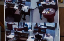Napad na bank w Illinois (video