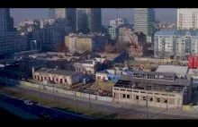 Warszawa - Przesunęli zabytkowy budynek o kilkanaście metrów