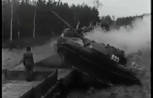 Bojowe zejście z eszelonu T-55 bez użycia rampy (NRD)