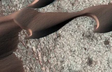 Topografia Marsjańskich wydm w kalderze Nili Patera w 3D