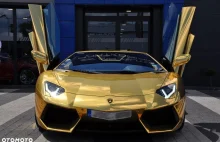 Do kupienia złote lamborghini aventador. Wygląda znajomo, a cena jest...