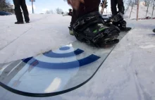 Szklany snowboard