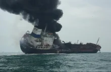 Eksplozja tankowca u wybrzeży Hong Kongu. Poszukiwania marynarzy.