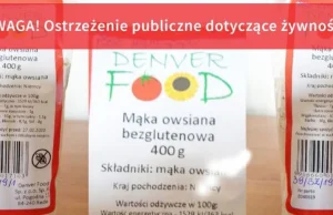 Sanepid wycofał partię mąki bezglutenowej. Wykryto w niej gluten