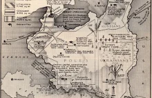 Mapa Polski z amerykańskiego Time’a z 1939 roku