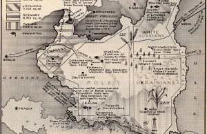 Mapa Polski z amerykańskiego Time’a z 1939 roku