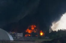 Potężny wybuch w bazie naftowej pod Kijowem. Są zabici