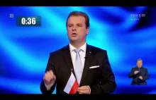 Jacek Wilk na debacie wyborczej 2019