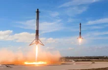 Wszystkie trzy boostery Falcon Heavy odzyskane