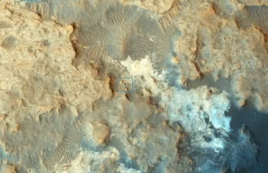 Łazik Curiosity na Wzgórzach Pahrump