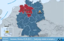 Niemcy: ogromna akcja ewakuacyjna w Hanowerze