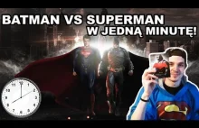 Batman vs superman - recenzja w jedną minutę!