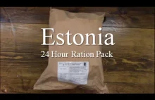 Racja żywnościowa estońskiej armii (24h)