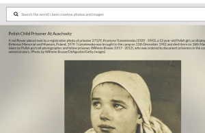 Presja ma sens. Zdjęcie Krysi z Auschwitz opisane już jako "polish child"