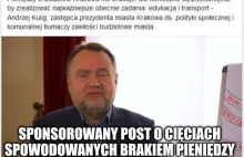 Krakowski magistrat wydał w tym roku 100 tys. PLN na sponsorowanie postów na FB
