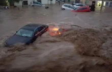 The Strongest Hurricane and Flood in St. Llorenc Spain 9 Oct. 2018