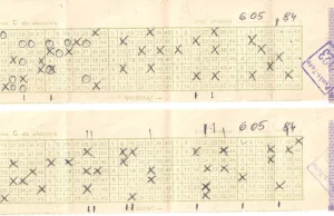 Kupony Totolotka z 1984 roku. :)