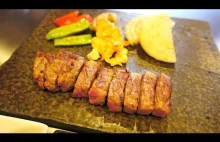 Najdroższe steki świata - Kobe beef teppanyaki in Tokyo