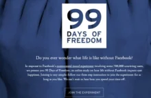 "99 dni wolności", czyli czy da się uciec przed Facebookiem? Zrezygnujesz z FB?