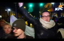 Lempart i Marsz Kobiet blokują Marsz Patriotów we Wrocławiu 2017