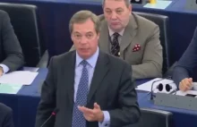 Farage ostro do Junckera: "Sposób, w jaki traktujesz Węgry i Polskę to...