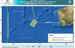 Poszukiwania malezyjskiego Boeinga: Nadal nie znaleziono szczątków samolotu