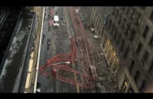 Upadek dźwigu na Dolnym Manhattanie