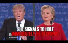Czy Hillary oszukiwala na debacie i dawala sygnaly moderatorowi