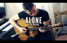 Polski gitarzysta fingerstyle gra piosenkę Alana Walkera "Alone"
