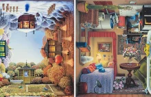Polish Artist Creates Puzzling Illustrations That Reveal Different Scenes...