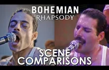 Bohemian Rhapsody - porównanie scen