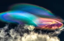 Nad Peru nadciągnęła chmura, która mieniła się wszystkimi kolorami tęczy