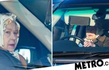 Brytyjska królowa prowadzi samochód bez zapiętych pasów bezpieczeństwa.