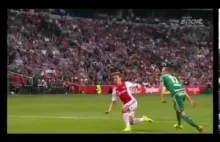 Piękny gol Arkadiusza Milika w przegranym meczu Ajaxu z Rapidem