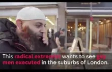 Londyński muzułmanin chce zrzucać gejów z wysokich budynków