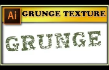 Grunge, grain texture - Adobe Illustrator tutorial