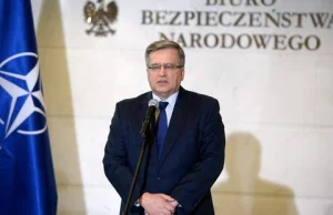 Komorowski: nie zamierzam przestać spotykać się z Polakami