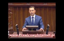 Ostry odjazd posła PO odrywanego od koryta :D